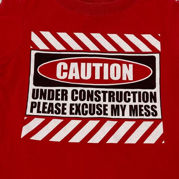 Place Caution construction t-shirt 6-9 months - Picture 2 of 6